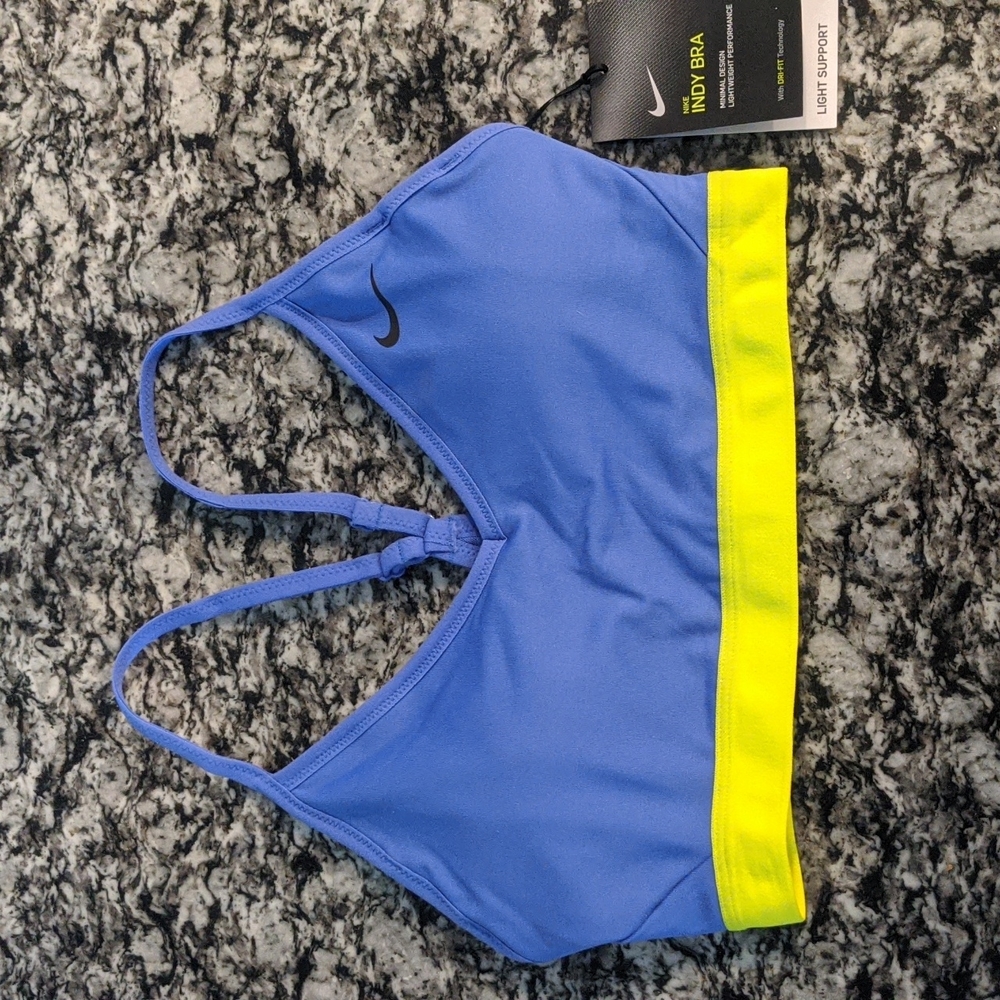 Nike Indy Bra Medium Purple/Yellow